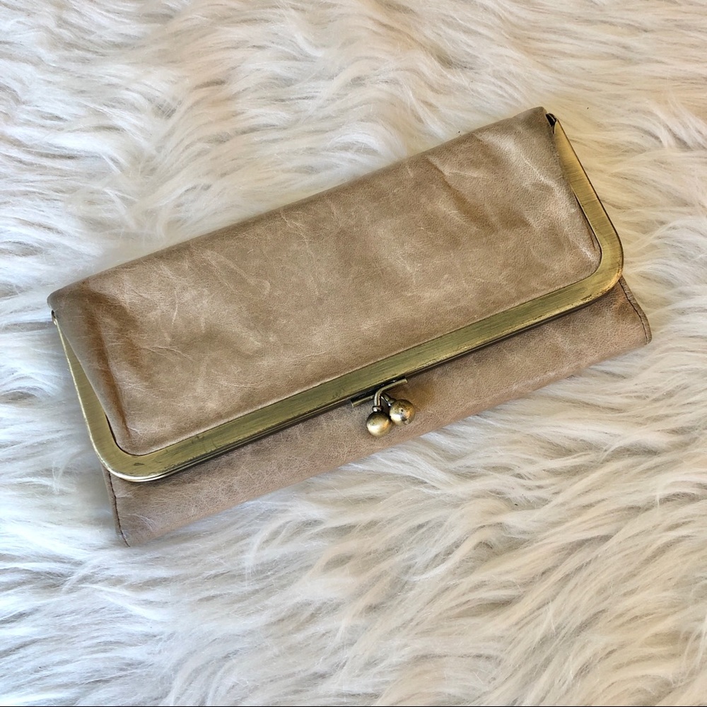 HOBO Metallic Gold Wallet